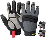 KAYGO Insulated Mechanic Work Gloves,3 Pairs KG127W Winter Thermal Safety Work Gloves for Men and Women, Double Lining,Heavy duty,Improved dexterity,Excellent Grip,Ideal for outdoor jobs,M