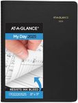 AT-A-GLANCE 2025 Appointment Book Planner, Daily, Two Person Group Planner, 8" x 11", Large, Quarter-Hourly, Black (702220525)