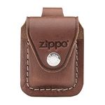 Zippo Pouch With Loop - Brown