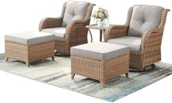 Rilyson Patio Furniture Swivel Chai