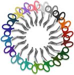 SURGICAL ONLINE 20 Pack EMT Trauma Shears - Multi-Color, Stainless Steel Medical Scissors for EMS, Nurses, Police & Firefighters - Durable & Sharp