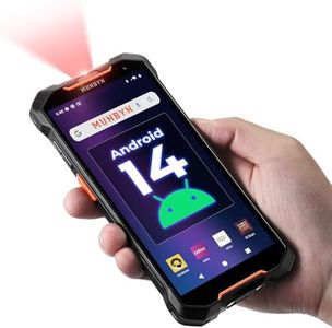 MUNBYN AceScan AS01 Android 14 Barcode Scanner(Future Android 18 Upgradable), 2025 New, 6” Screen, 16-Hour Workday Mobile Computer PDA, SE4710 Zebra Scanner, 1D/2D/QR, Fast Charge & 2m Drop Protection
