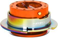 NRG Innovations SRK-250OR-MC Steering Wheel Quick Release Adapter Gen 2.5 Orange Body/Neo Chrome Ring