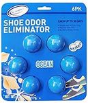 Air Jungles Odor Deodorizer Balls for Shoes, Gym Bags, Drawers, and Locker, Ocean, Natural Long Lasting Odor Eliminator Air Freshener Twist Ball