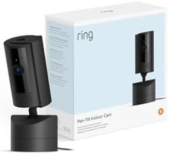 Ring Pan-Tilt Indoor Camera | Plug-In Pet Security Camera | 360° pan & 169° tilt coverage, Manual Privacy Cover, HD video, Two-Way Talk, Wi-Fi | 30-day free trial of Ring Subscription Plan