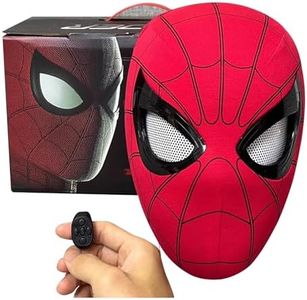 ​Halloween Spider Mask Red, Ring-shaped Remote Control Eye Size Adjustment