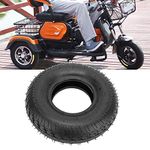 Road Tire Pneumatic Tyre, 2.80/2.50 4 Duty Replacement Wheel Mobility Scooter Wheel Pneumatic Tyre Electric Wheelchair Tires Mobility Scooter Accessory for Motorized Scooters,