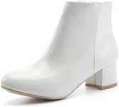 LIURUIJIA Women's Ankle Boots Low H