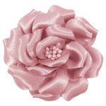 Mecool Rose Hair Clip for Weddings Brooch Corsage Hair Head Clip on Flowers for Hair Jewellery Barrette Hair Decorations for Women Accessories | Hair Clips Girls-Pink