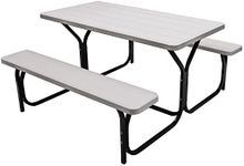 Giantex Picnic Table Bench Set Outd