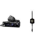 Uniden BEARCAT CB Radio with Sideband and WeatherBand (980SSB) + Wilson 305-492 T2000 Series Black Mobile CB Trucker Antenna