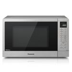 Panasonic NN-ST48KSBPQ Inverter Microwave Oven with Glass Turntable, 32L, 1000W, 25 Auto Programmes, Auto Defrost, 7 Power Levels, Timer, Digital LED Display, Stainless Steel Exterior