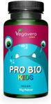 Organic Probiotics for Kids Vegavero® | NO Additives | Organic Prebiotic Inulin and 5 Bacterial Strains with 10 Billion CFU | for Children 3+ Years | 75g Powder | Spoon Included
