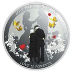 Silver Coin Wedding-Anniversary Marriage Gift 999 Pure Silver Coin love valentine gift 10 grams .10 gram pure silver coin anniversary gift Bis Hallmark 999 fine silver 10 GM anniversary Coin for gift in happy birthday & happy anniversary festive gift pack .gift for wife wedding anniversary special.