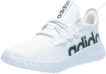 adidas Mens Kaptir 3.0 Sneaker Sneaker, White/White/Collegiate Green, 9.5