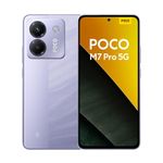 POCO M7 Pro 5G Smartphone – 8GB+256GB, 6.67" FHD+ Display, 64MP Camera, MediaTek Processor, 5000mAh Battery, 33W Fast Charging, Dual SIM – Purple