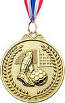 LZHZH 12 Pack Soccer Medals for Kids, metals Gold Award Medals Suitable for sports competitions Celebration and Party Favors