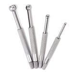 Telescopic Gauge, 4PCS Full Ball Gauge, 3‑13mm Bore Gauge Set Measure Accurately with Micrometer for Measure Small Holes, Hole Slit