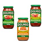 Dolmio Tomato & Cheese,Original,Smooth Hidden Veg Sauce Jar 500g - Pick Any 3 Your Favourite Sauce Jar