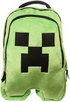 AI ACCESSORY INNOVATIONS Minecraft Creeper Backpack for Boys & Girls, Gaming Bookbag with Double Compartment, Padded Adjustable Mesh Straps, & Padded Top Handle, 16 Inches