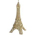 Gold Eiffel Tower Acrylic Ornament