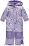 Pink Platinum Baby Girls Snowmobile Snowsuit (24 Months, Lilac)