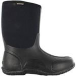 Bogs Men's Classic Mid Waterproof Insulated Rain Boot, Black, 15 D(M) US