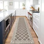 HEBE Hallway Runner Rug 2x8Ft Front Door Runner Indoor Entrance Non Slip Absorbent Kitchen Runner Rug Washable Entryway Runner Low Profile Floor Carpet for Laundry Room Bedroom