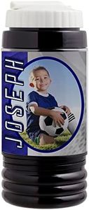 Neil Enterprises, Inc. 15 oz. Black Photo Sports Bottle - Case of 24