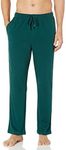 Amazon Essentials Men's Knit Pajama Pant, Dark Green, Large