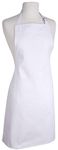 Now Designs Basic Cotton Kitchen Chef's Apron, White