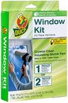 Duck 286218 Extra Large Patio Door Shrink Film Window insulation kit, 1, Crystal Clear