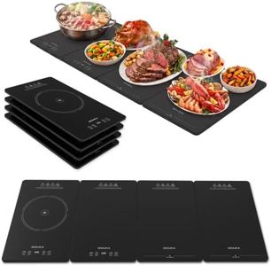 GOUKA Food Warmers for Parties Buffet Electric Warming Tray(Black-611068)