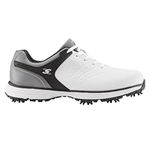 Stuburt Golf Mens Evolve Tour II Spiked Golf Shoes - White/Grey - UK 7.5