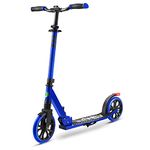 SereneLife, Scooter, Kids Scooters, Scooter for Kids Ages 8-12, Girls Scooter, Boys Scooter, Stunt Scooters for Teenagers 11-15, Folding Kick Scooter, Adult Scooters W/Big Wheels, Kick Scooter (Blue)