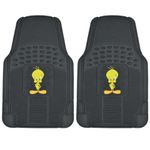 Warner Brothers WBMT-1172 Tweety Bird Car Floor Mats Character Mat 2 Piece, Trimmable Heavy Duty