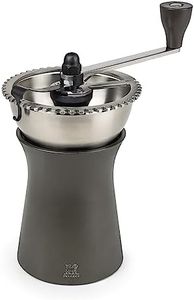 Peugeot Kronos Moulin à café manuel, Mouture réglable, Taille 19 cm, Matière : Inox/PBT, 35853, Noir