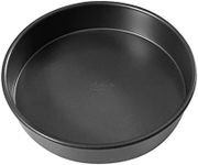 Baker's Secret Nonstick Round Cake Pan 9", 0.9mm Thick Carbon Steel Cake Pan with 2 Layers Food-Grade Coating, Non-stick Cake Pan for Birthday Cakes and others, Bakeware DIY - Advanced Collection