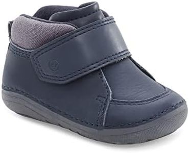 Stride Rite Unisex-Child Sm Mateo First Walker Shoe, Navy, 3.5 Infant