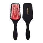 Denman Petite Detangler Hair Brush for Fast and Comfortbale Detangling and Blow Drying D38 - Combination of D3 Styling Pins & Paddle Brush (Black)
