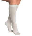 ITA-MED Anti-Embolism Knee High Stockings for Men & Women, Light Compression Socks (18 mmHg), Medical Orthopedic Support Stockings for Varicose Veins, Edema, Swelling, Soreness, Pain, & Aches, 2XL