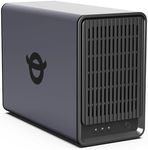 Yxk Zero1 2-Bay Desktop NAS, Beginner-Ready Silent Home NAS Storage 2.5GbE, Maximum 60TB Capacity (Diskless), Private Security & Remote Access, 4GB RAM, 4K HDMI, Network Attached Storage