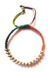 Jyokrish Handmade Adjustable Multicolor Thread Beads work Bracelet for Girls| Boys | Men| Women| Free Size |Beads work| Hand Band | threadwork| Workwear