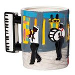 New Orleans Jazz Brass Band Molded Souvenir Coffee Mug