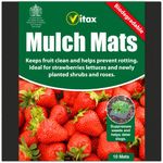 Vitax 10 Biodegradeable Mulch Mats For Strawberry Plant Lettuce