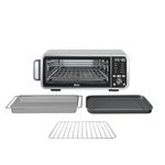 Ninja FT205CO Digital Air Fry Pro Countertop 10-in-1 Oven w/Extended Height, XL Capacity, Flip Up & Away Storage, with Air Fry Basket, Sheet Pan, Broil Rack, Wire Rack & Crumb Tray, Silver (Renewed)