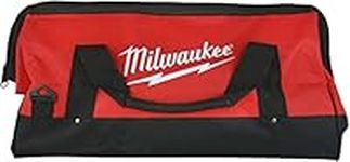 Milwaukee Electric Tool Corporation Milwaukee Bag 22-Inch Heavy Duty Canvas Drill, Tool Bag/Case, 18V/12/14/18 Volt (Bare Bag), Red