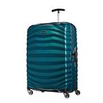Samsonite Lite -Shock - Spinner L Suitcase, 75 cm, 98.5 l, Blue (Petrol Blue)