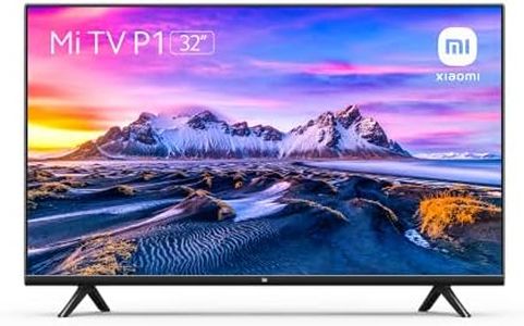 Xiaomi Smart TV P1 32 pouces (Frameless, HD, Android 9.0, Prime Video, Netflix, Google Assistant, Compatible Alexa, Bluetooth, 3 HDMI, 2 USB) [Model 2021] L32M6-6AEU Noir