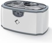 Life Basis Ultrasonic Jewelry Cleaner, Portable Ultrasonic Cleaner 14 OZ (420ML) 45kHz with Watch Stand for Jewelry Eyeglasses Watches Coins